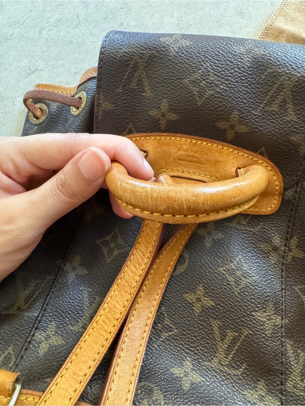 LV Mono Montsouris PM Backpack - Picture 14 of 16